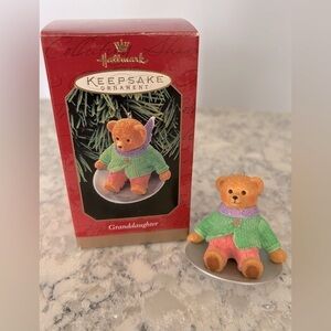Hallmark Keepsake Granddaughter 1999